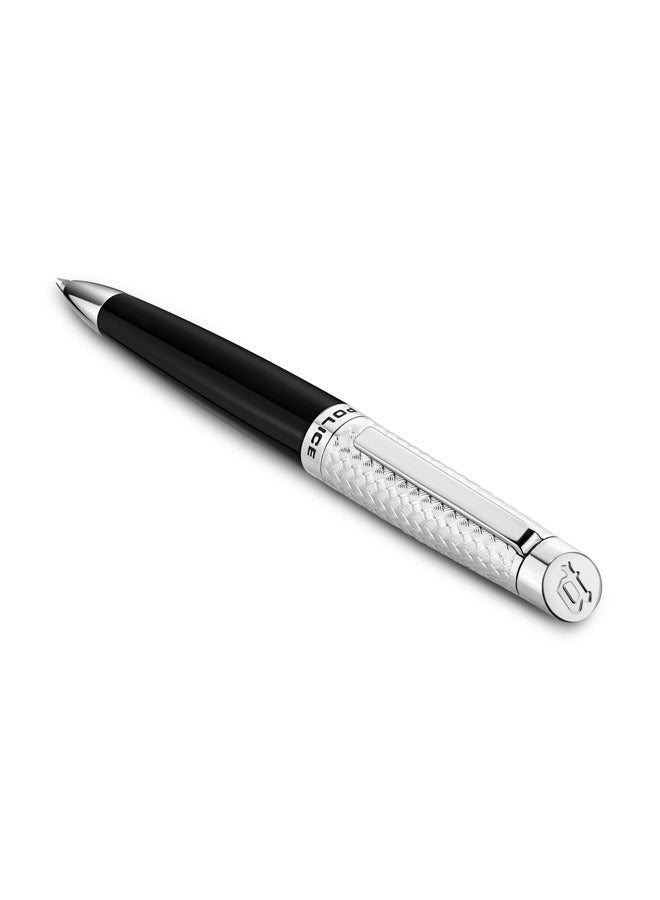 POLICE Candara.2 Textured Black Enamel Pen For Men - Image 2