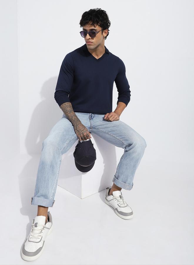 Dillinger Men Regular Fit Long Sleeve Solid T-Shirt - Image 4
