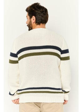 Harmont & Blaine Men Crew Neck Knitted Sweater, Multicolor  - Image 4