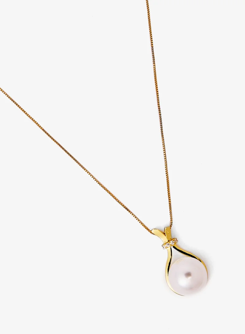 ايلا Pearl Detail Necklace