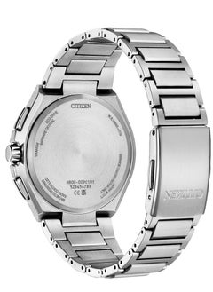 CITIZEN Eco-Drive Global Radio Controlled Mens Watch AT8238-84A – White Dial with Silver-Tone Markers, Super Titanium Case with Duratect Coating, World-Time Function, 43mm, Eco-Drive, Radio-Controlled, Sapphire Crystal  - Image 2