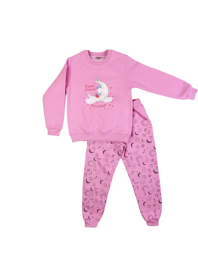 زيركون بيجامة شتوي بناتي - 3143 - Image 1