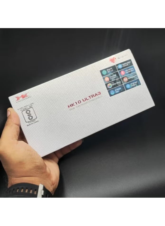 هونج كونج ساعة HK 10 Ultra 3 سوبر أموليد متعددة الوظائف للرجال والنساء مع شحن لاسلكي - Image 2