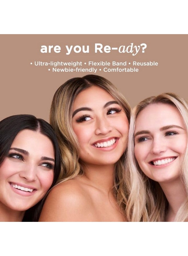 HALEYS Ready Weightless Vegan Lashes (Modernist) Lightweight & Comfortable Allday Wear Made With Synthetic Fiber Reusable Strips Easy To Apply Crueltyfree - Image 3