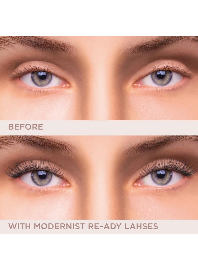 HALEYS Ready Weightless Vegan Lashes (Modernist) Lightweight & Comfortable Allday Wear Made With Synthetic Fiber Reusable Strips Easy To Apply Crueltyfree - Image 2