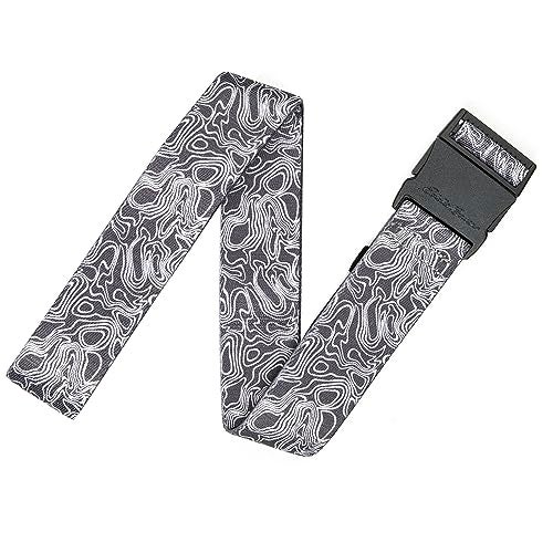 Eddie Bauer Trail Belt Active Stretch Webbing with Quick Release Buckle Grey OS - Image 1