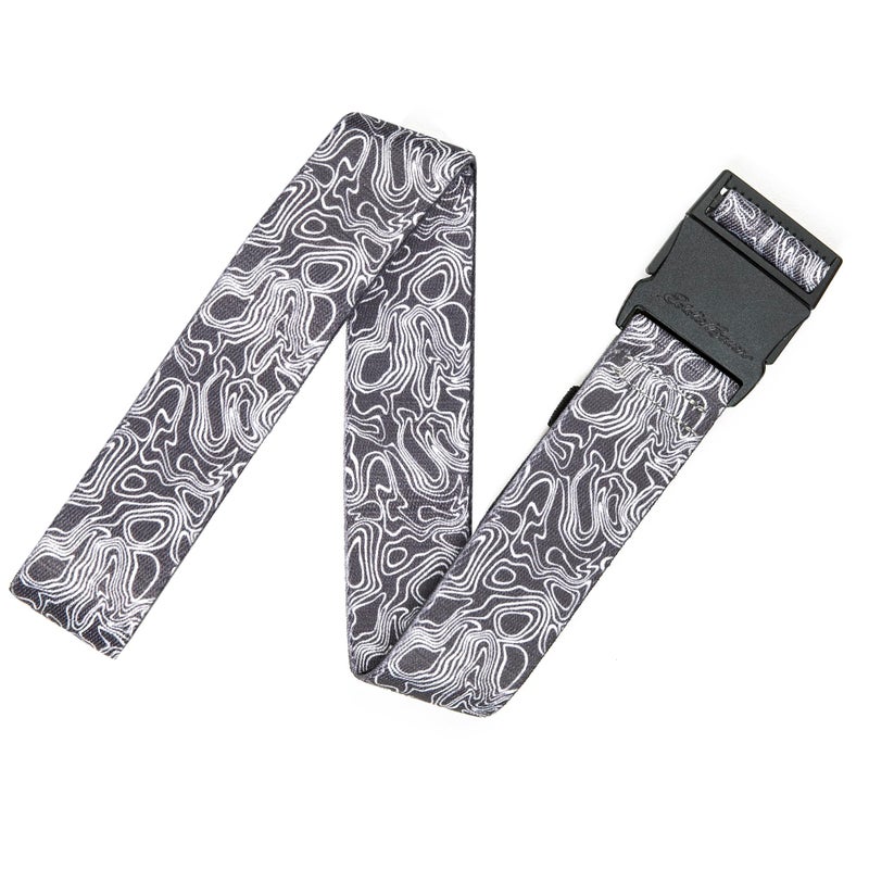 Eddie Bauer Trail Belt Active Stretch Webbing with Quick Release Buckle Grey OS - Image 2