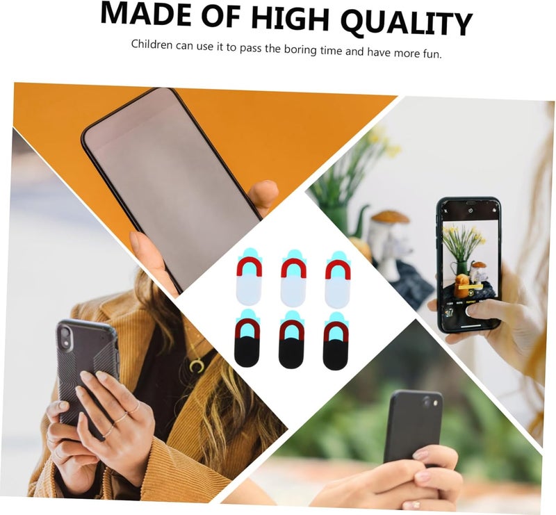 Care processed raw material SHOWERORO 6Pcs Webcam Cover Slide for Laptop Tablet Phone Ultra-Thin Privacy Protection for Webcam Security Compatible Devices Global flexible sizing options - Image 3