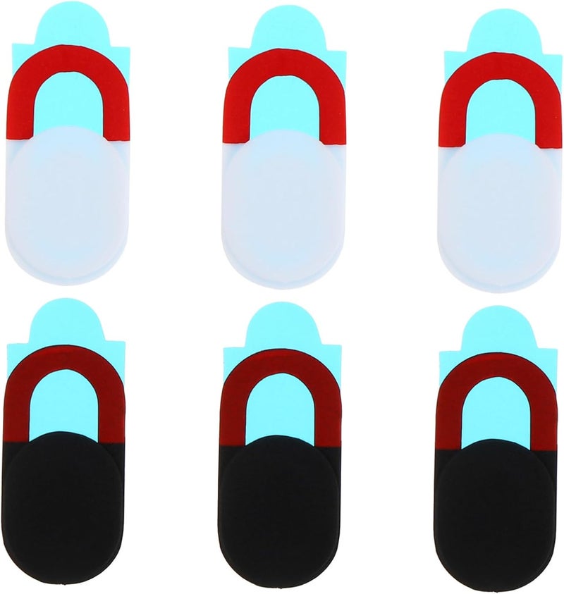Care processed raw material SHOWERORO 6Pcs Webcam Cover Slide for Laptop Tablet Phone Ultra-Thin Privacy Protection for Webcam Security Compatible Devices Global flexible sizing options - Image 1