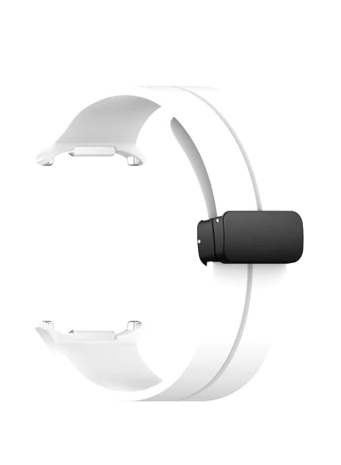 Compatible with Samsung Galaxy Watch Ultra Bands 47mm,Magnetic Silicone Band Compatible with Galaxy Watch 7 Ultra Band 2024 Replacement Strap Men Women - Image 2