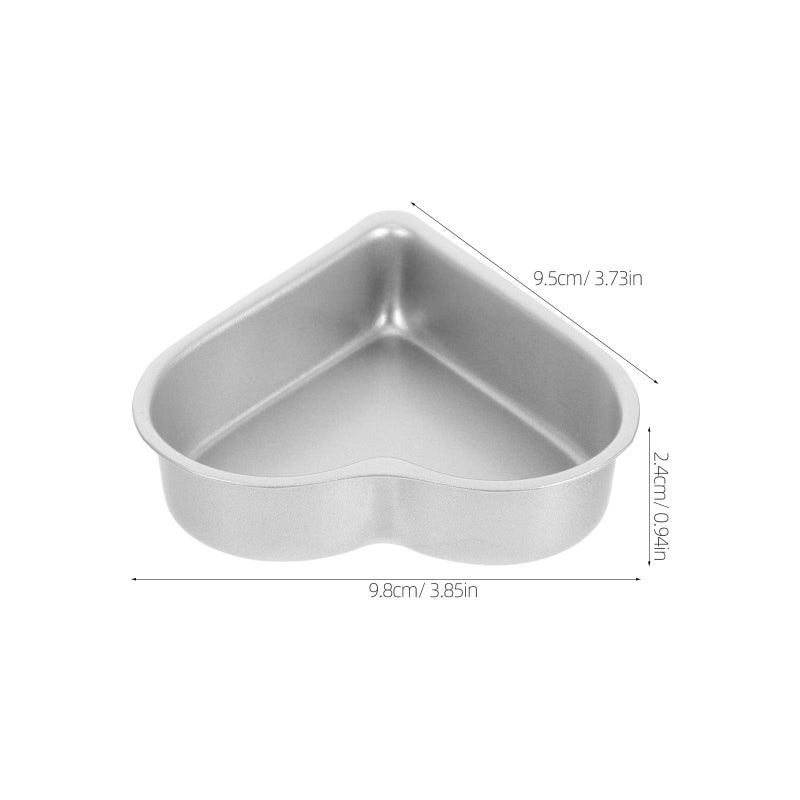 Heart Shaped Cake Pan Metal Bakeware Heat Resistant Mold for Baking Cake Pudding Jelly - Image 3