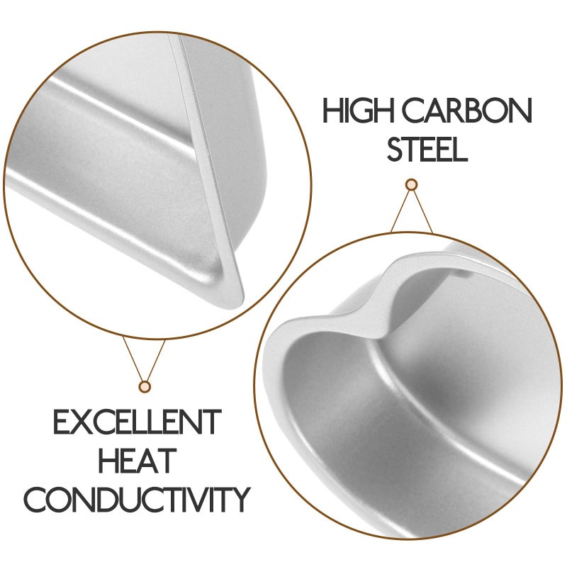 Heart Shaped Cake Pan Metal Bakeware Heat Resistant Mold for Baking Cake Pudding Jelly - Image 4