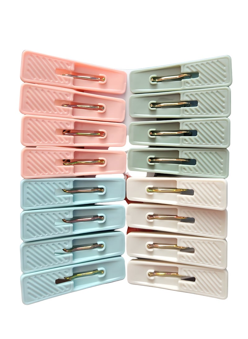 Reko Multi-Purpose 48 Pieces Cloth Clip - Hanger Clips, Slim-line Plastic Finger Clips Clothes Pants Hanger Clips - Image 1