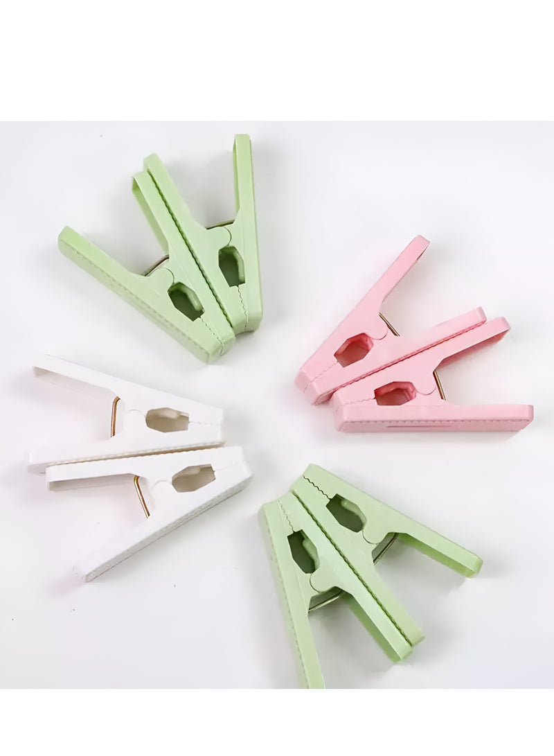 Reko Multi-Purpose 48 Pieces Cloth Clip - Hanger Clips, Slim-line Plastic Finger Clips Clothes Pants Hanger Clips - Image 4