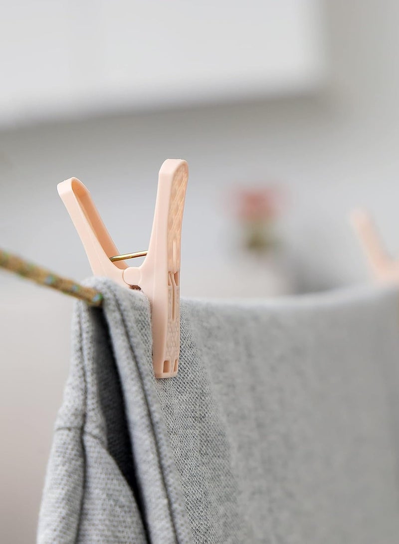 Reko Multi-Purpose 48 Pieces Cloth Clip - Hanger Clips, Slim-line Plastic Finger Clips Clothes Pants Hanger Clips - Image 2