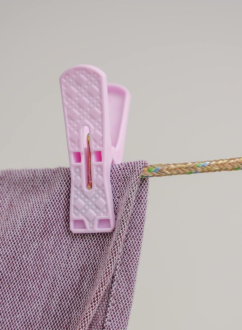 Reko Multi-Purpose 48 Pieces Cloth Clip - Hanger Clips, Slim-line Plastic Finger Clips Clothes Pants Hanger Clips - Image 3