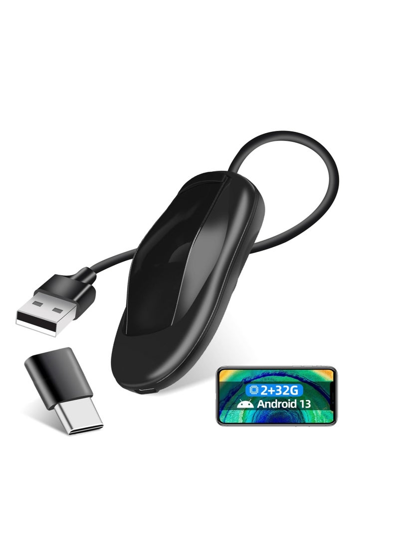 ماركة غير محددة - Android 13.0 CarPlay Ai Box 2+32G CarPlay اللاسلكي ومحول سيارة Android اللاسلكي، ومخرج HDIM، وتحديث إصدار WiFi/4G - تم تحديث السيارة الأصلية إلى نظام Android - Image 1