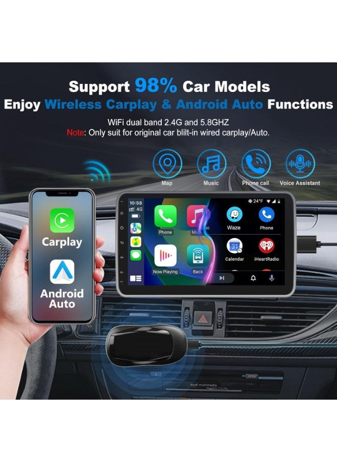 ماركة غير محددة - Android 13.0 CarPlay Ai Box 2+32G CarPlay اللاسلكي ومحول سيارة Android اللاسلكي، ومخرج HDIM، وتحديث إصدار WiFi/4G - تم تحديث السيارة الأصلية إلى نظام Android - Image 1