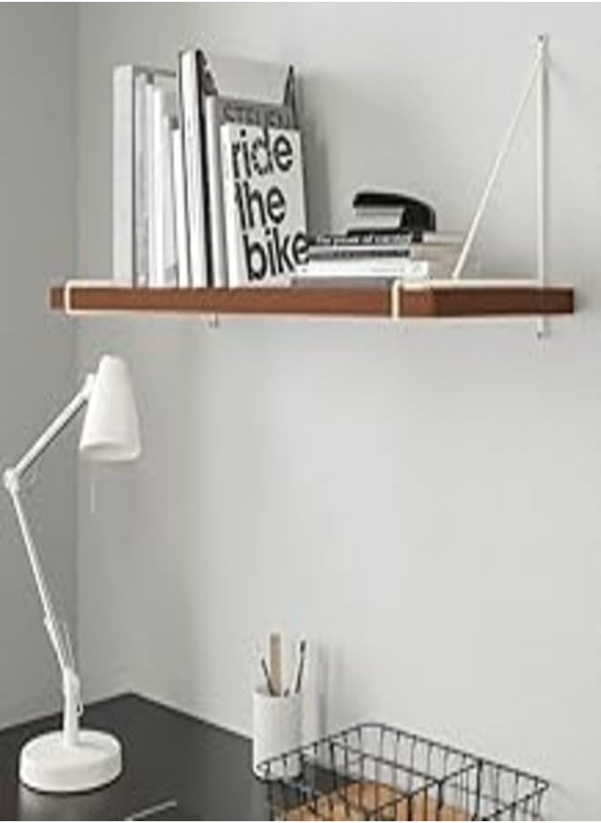 Home Gallery Swedish wall shelf 100X30 Brown 