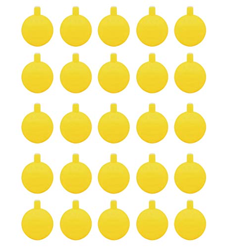 Tovip 50Pcs 35mm Squeakers Toy Repair Fix Dog Pet Baby Toy Noise Maker Insert Replacement Yellow - Image 1
