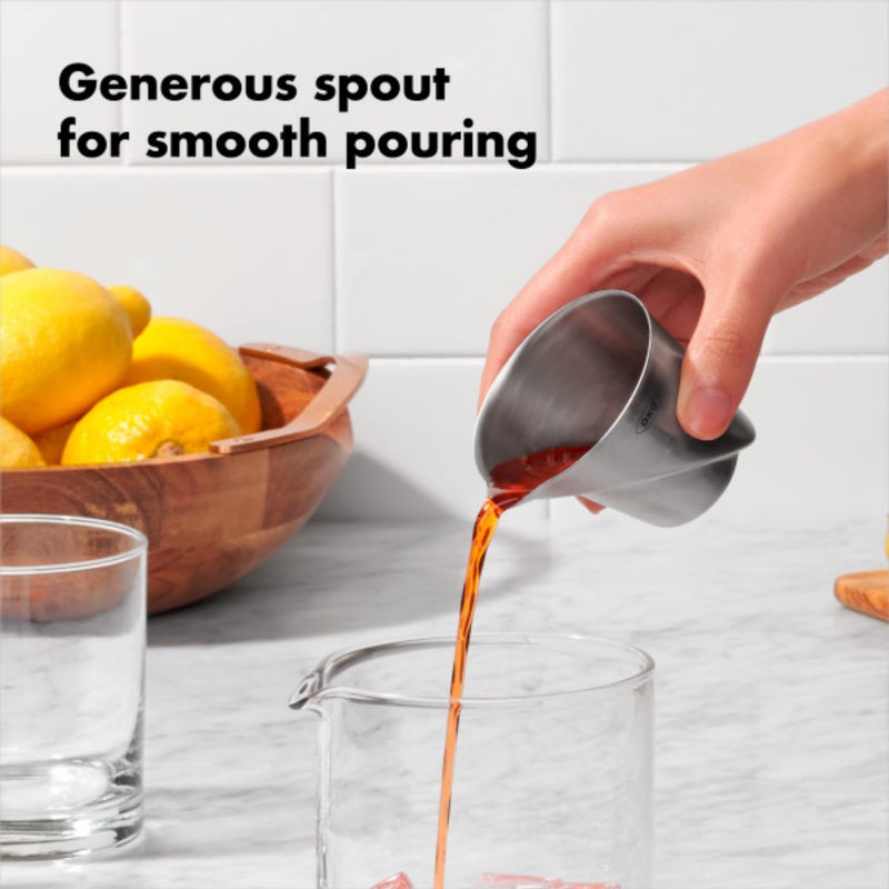 OXO SteeL Angled Measuring Jigger - Image 4