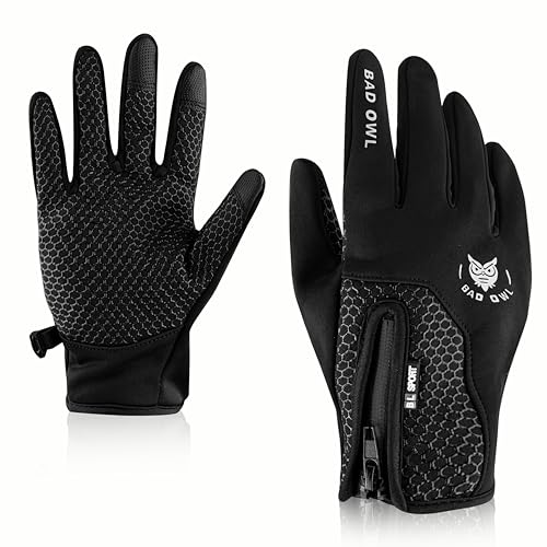 BADOWL Storm Safe Winter Gloves for Men & Women with Superior Grip | Thermal Insulation | Lightweight Build | Snow & Water Resistance | Cold Weather Riding Gloves - Image 1