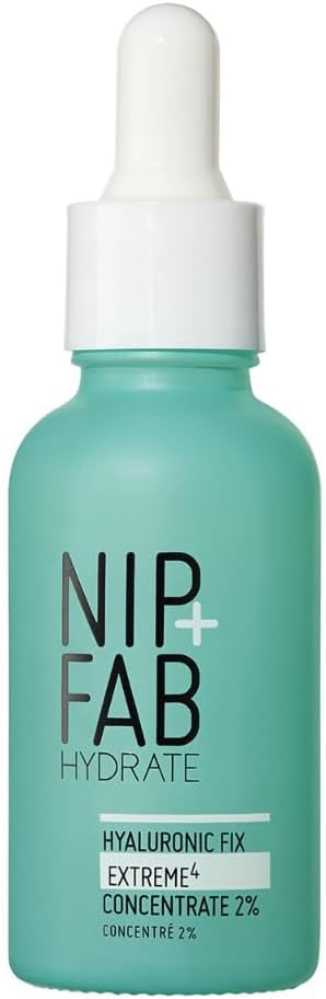 NIP+FAB Nip Fab Hyaluronic Acid Fix Extreme 4 2 Concentrate Daily Concentrated Drops for Face Quick Drying Serum for Hydration Dewy Visibly Plumped Skin - Image 1