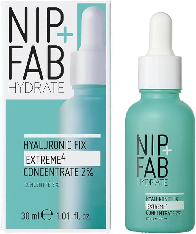 NIP+FAB Nip Fab Hyaluronic Acid Fix Extreme 4 2 Concentrate Daily Concentrated Drops for Face Quick Drying Serum for Hydration Dewy Visibly Plumped Skin - Image 2