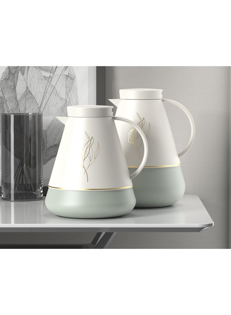 Lavidar vaccum flask 0.5ml/Elegant Thermos/Glass inner/Hot&Cold/HB