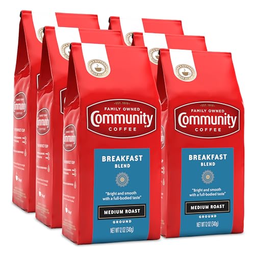 Community Coffee Breakfast Blend 72 Ounces Ground Coffee, Medium Roast, 12 Ounce Bag (Pack of 6) - Image 4