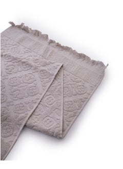 More cottons Arabesque Towel 600GSM size 70x140 color grey  - Image 3