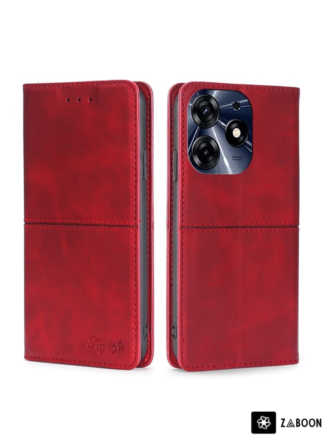 Zaboon Protective Case For iPhone XR Shockproof Leather  with Wrist Strap - Image 1