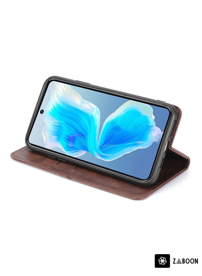 Zaboon Protective Case For iPhone XR Shockproof Leather  with Wrist Strap - Image 4