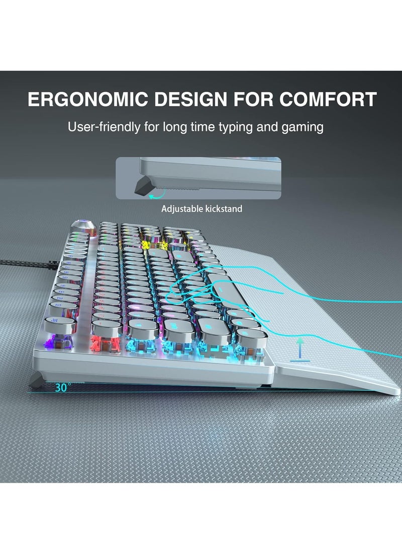 Mechanical Gaming Keyboard NKRO with Wrist Rest RGB Backlit Volume/Lighting Control Knob Fully Programmable 108-Keys Anti-Ghosting Wired Computer Keyboards for Office/Games, Blue Switch - pzsku/ZB82E681FF6D38348EAE3Z/45/_/1713945695/2bd5d05e-2fcf-441b-aff8-2c361e8284cd