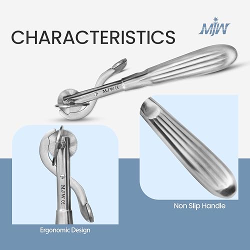 MJW Finger Ring Cutter with 2 Replacement Blades - Stainless Steel Emergency Jewelry Cutting Tool Ideal First Aid instrument, EMT Ring Remover Tool with Finger Protection - Image 3