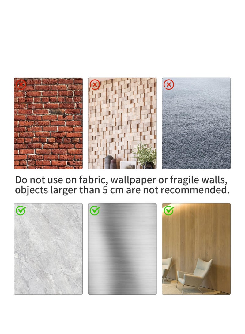 SYOSI 36 Pairs/72PCS Picture Hanging Strips, Command Strips, Command Picture Hanging Strips, Picture Canvas Hanger No Nails, Sticky Picture Hanging Stripsfor Frame Photos Pictures Posters Hanging Decor - Image 3