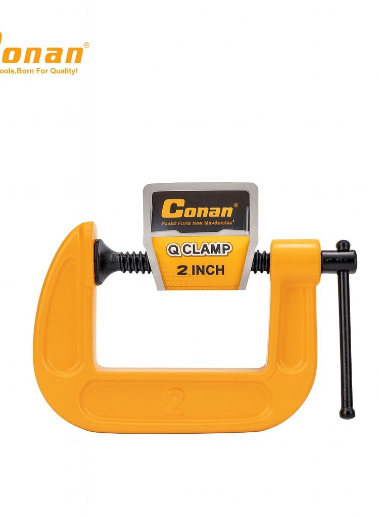Conan 2-Inch G Clamp Vise – Heavy-Duty Metal Holding Clamp – Model COGC0802 for Wood & Metalwork - Image 1