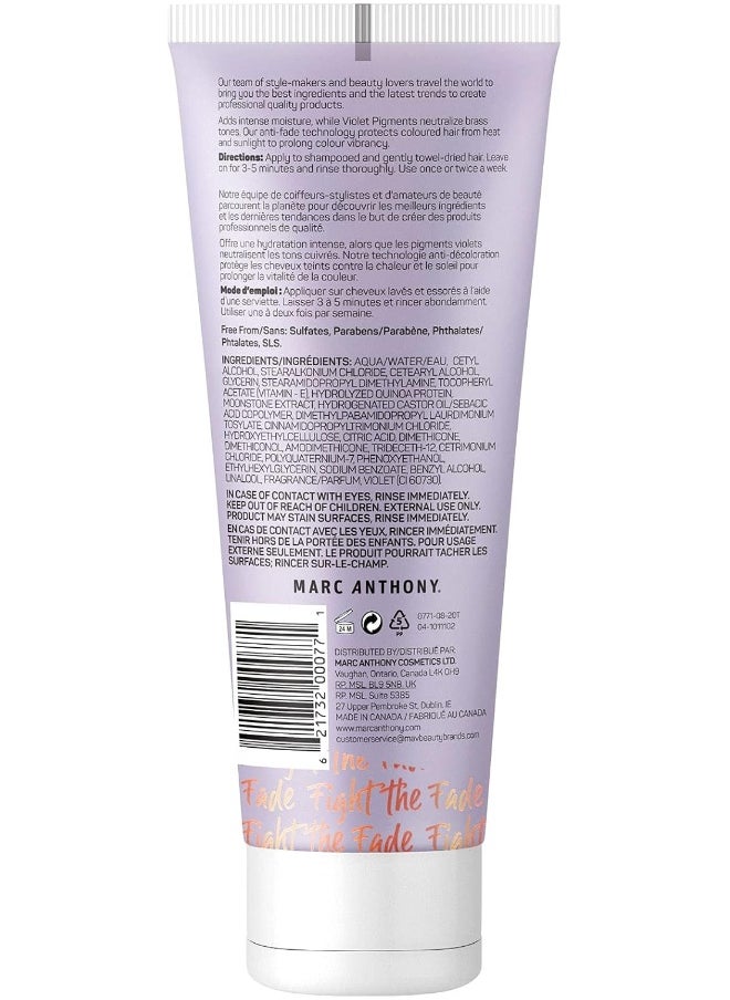 MARC ANTHONY - Complete Colour Care Purple Mask | For Blondes & Highlights | Deep Nourishment | Protection From Sun & Damage | 200Grams - Image 1