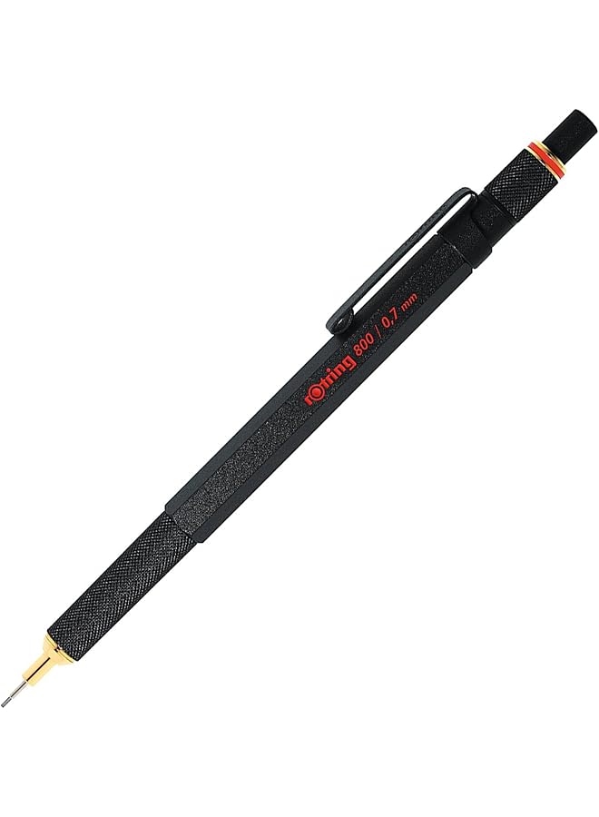 Rotring 1854231 800 Retractable Mechanical Pencil 0.7 Mm Black Barrel - Image 1