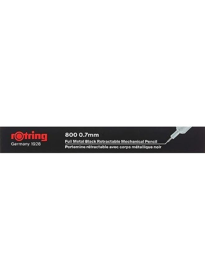 Rotring 1854231 800 Retractable Mechanical Pencil 0.7 Mm Black Barrel - Image 3