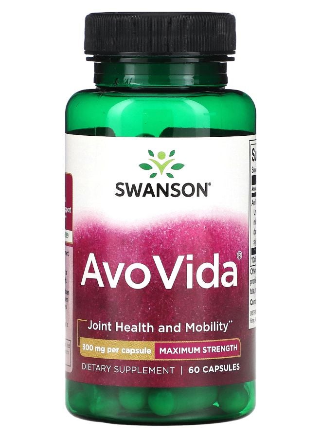AvoVida Maximum Strength 300 mg 60 Capsules