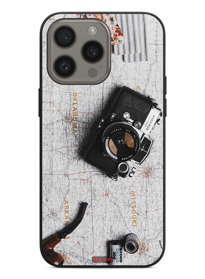 Tolwak Apple iPhone 15 Pro Max Protective Case Cover Vintage Camera - Image 2