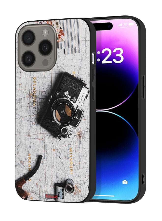 Tolwak Apple iPhone 15 Pro Max Protective Case Cover Vintage Camera - Image 1