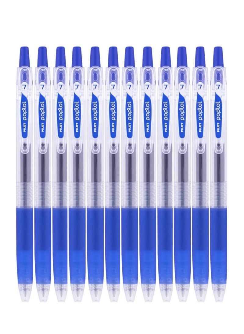 PILOT 12-Piece Gel Ink Roller Pen Blue Ink - Image 1