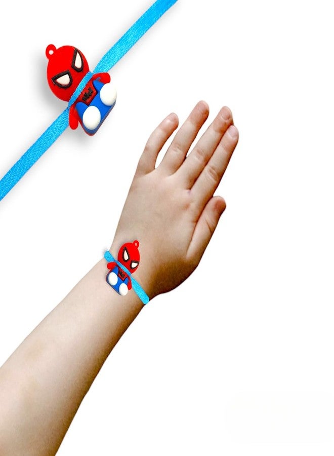 Elleva Spiderman Rakhi For Kids Boy Raksha Bandhan Cartoon Eraser Rakhi Combo, Set of 2 - Image 2
