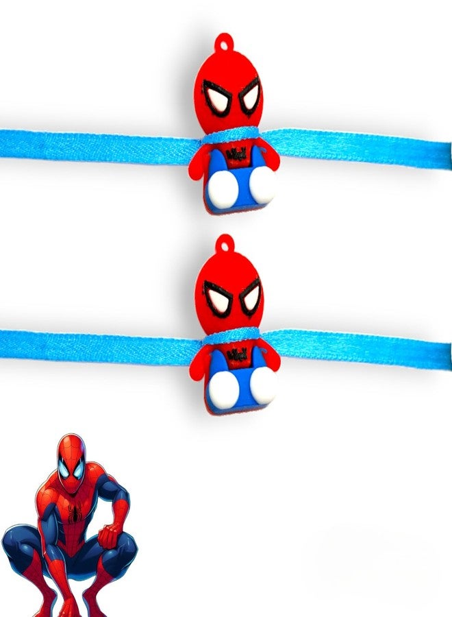 Elleva Spiderman Rakhi For Kids Boy Raksha Bandhan Cartoon Eraser Rakhi Combo, Set of 2 - Image 4