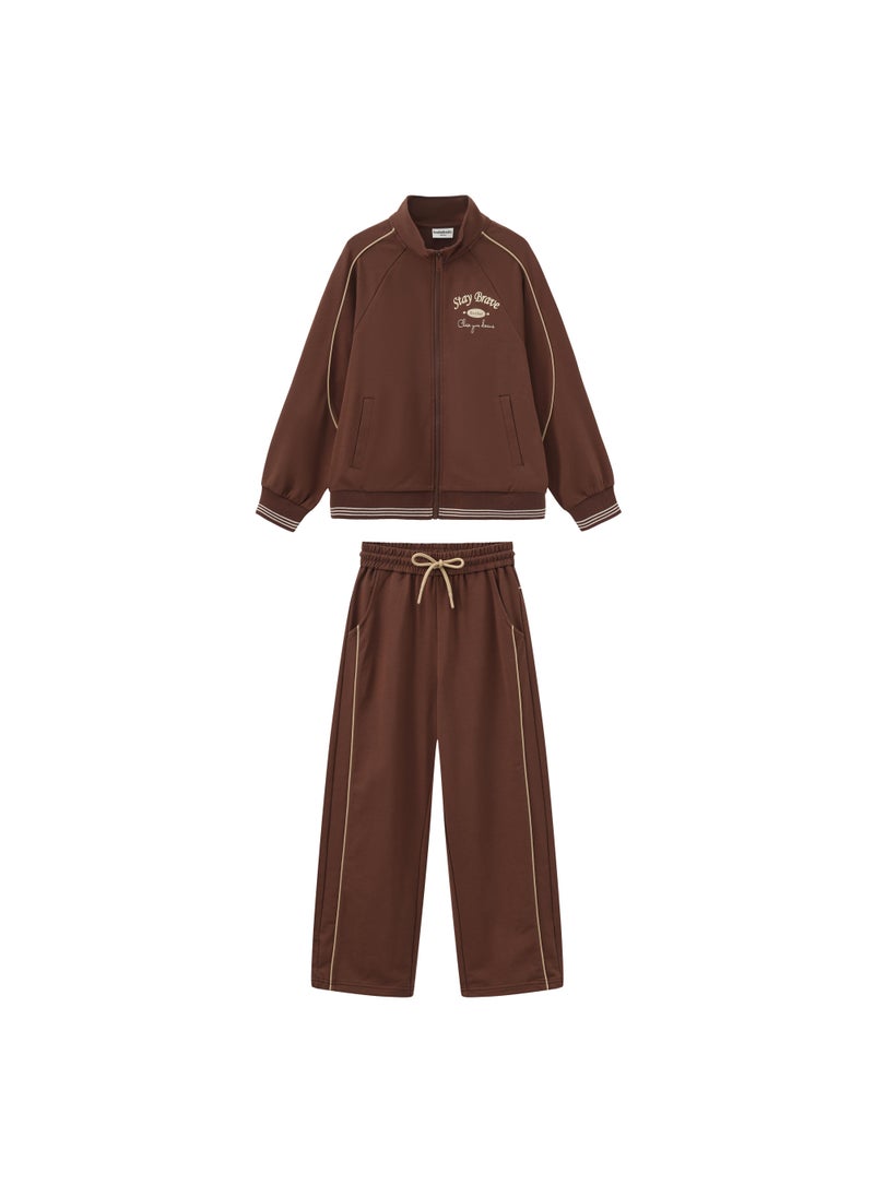 Balabala Kids Unisex Knit long sleeve suit - Image 1