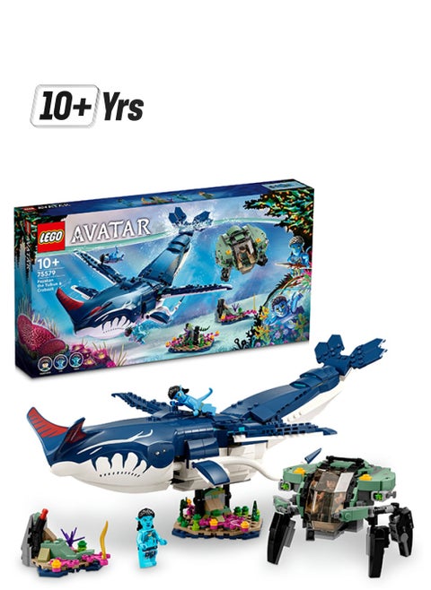 Avatar Payakan The Tulkun & Crabsuit 75579 Building Toy Set; Kids And Filmgoers Can Recreate Stories And Scenes From Avatar: The Way Of Water; A Fun Birthday Gift Idea For Ages 10+ (761 Pieces)