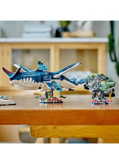 LEGO لعبة بناء أفاتار باياكان التلكون وبدلة السرطان 75579; يمكن للأطفال ومشاهدي الأفلام إعادة إنشاء القصص والمشاهد من أفاتار: طريق الماء; فكرة هدية عيد ميلاد ممتعة للأعمار 10 وما فوق (761 قطعة)  - Image 4