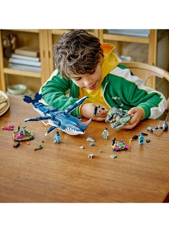LEGO لعبة بناء أفاتار باياكان التلكون وبدلة السرطان 75579; يمكن للأطفال ومشاهدي الأفلام إعادة إنشاء القصص والمشاهد من أفاتار: طريق الماء; فكرة هدية عيد ميلاد ممتعة للأعمار 10 وما فوق (761 قطعة)  - Image 3